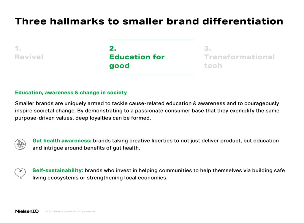 Education hallmark for brand differentiation