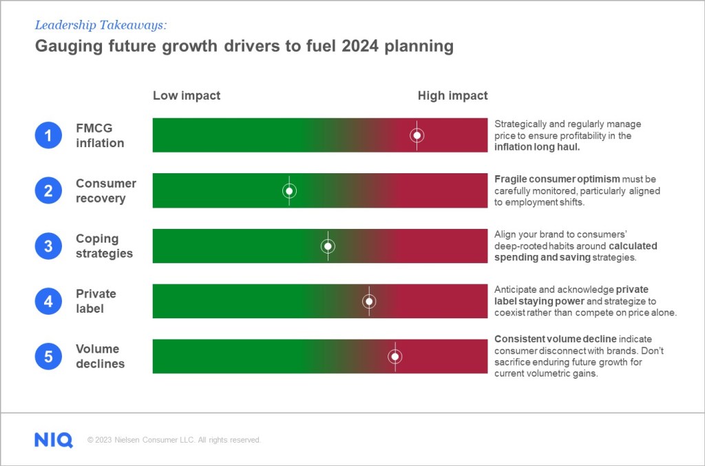 Chart showing the future growth drivers of 2024
