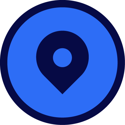 NIQ Symbols Dark Blue Location Tag