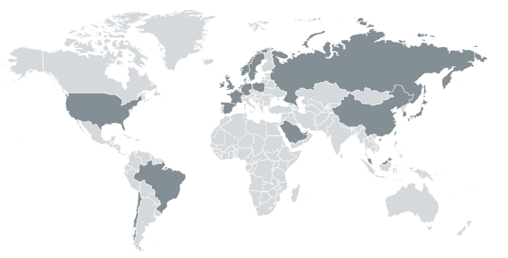 GfK Optics World Map