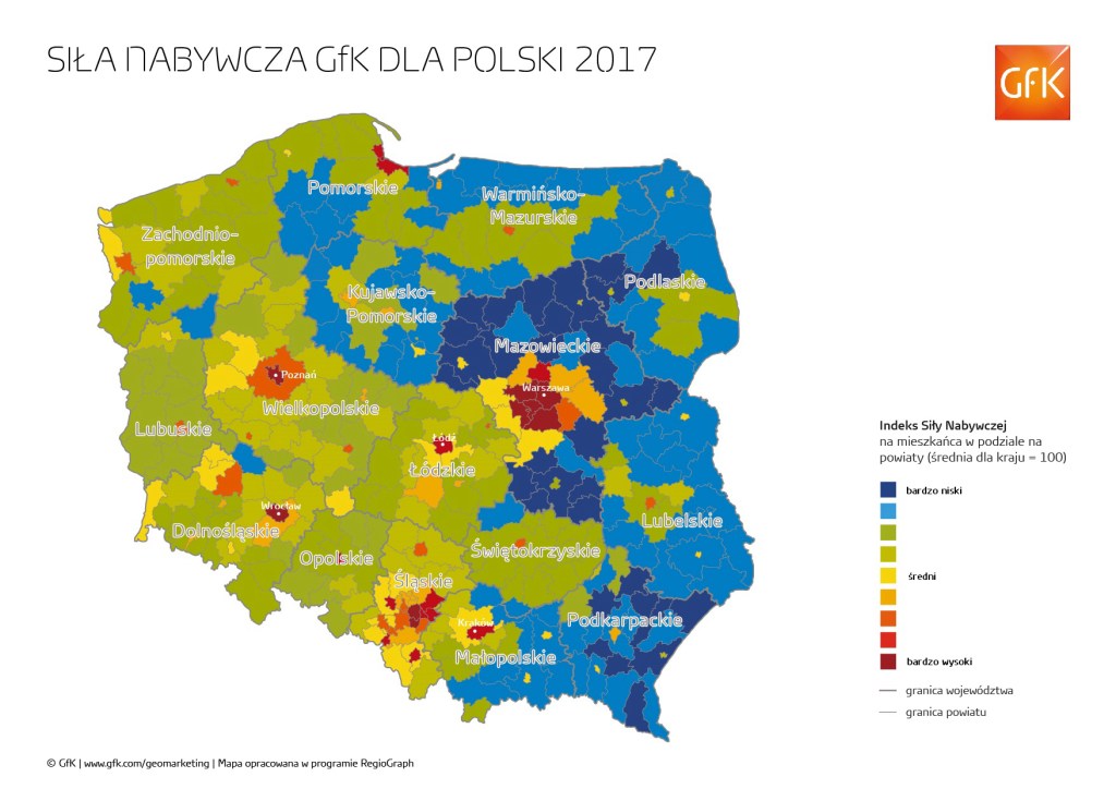 Siła nabywcza złotówki 2017 | GfK