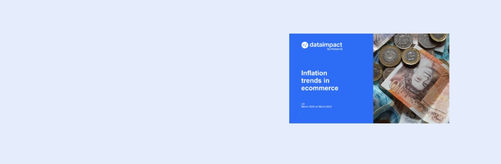 Inflation trends in UK ecommerce September 2023 vs September 2022