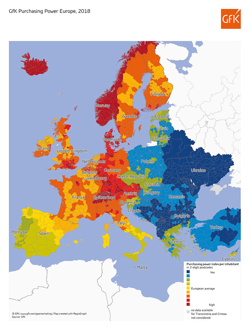 Magazinele de retail din Europa: Cea mai mare creștere 2019 în România și Lituania