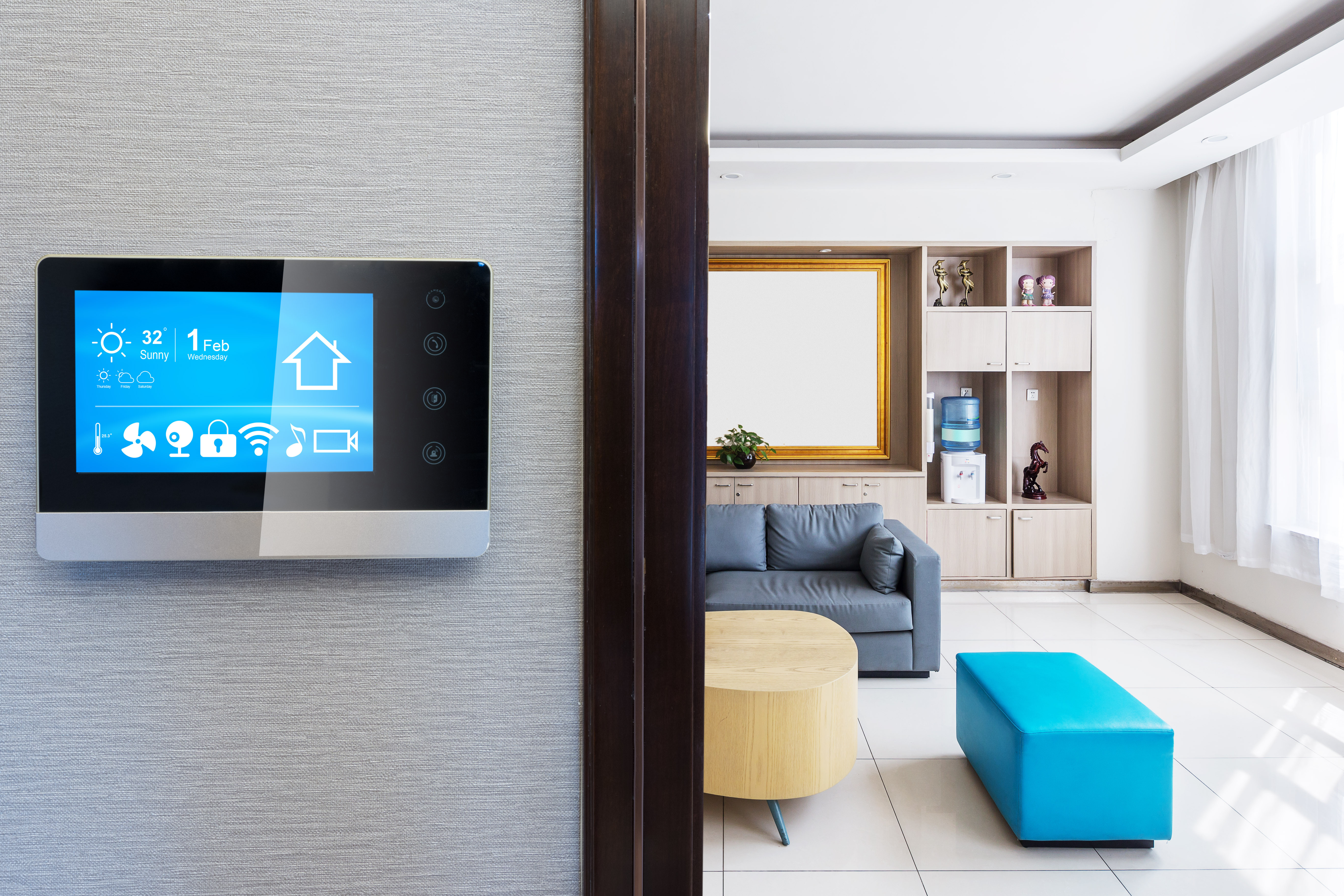 Intelligent touch screens will be more prevalent in the smart homes of tomorrow