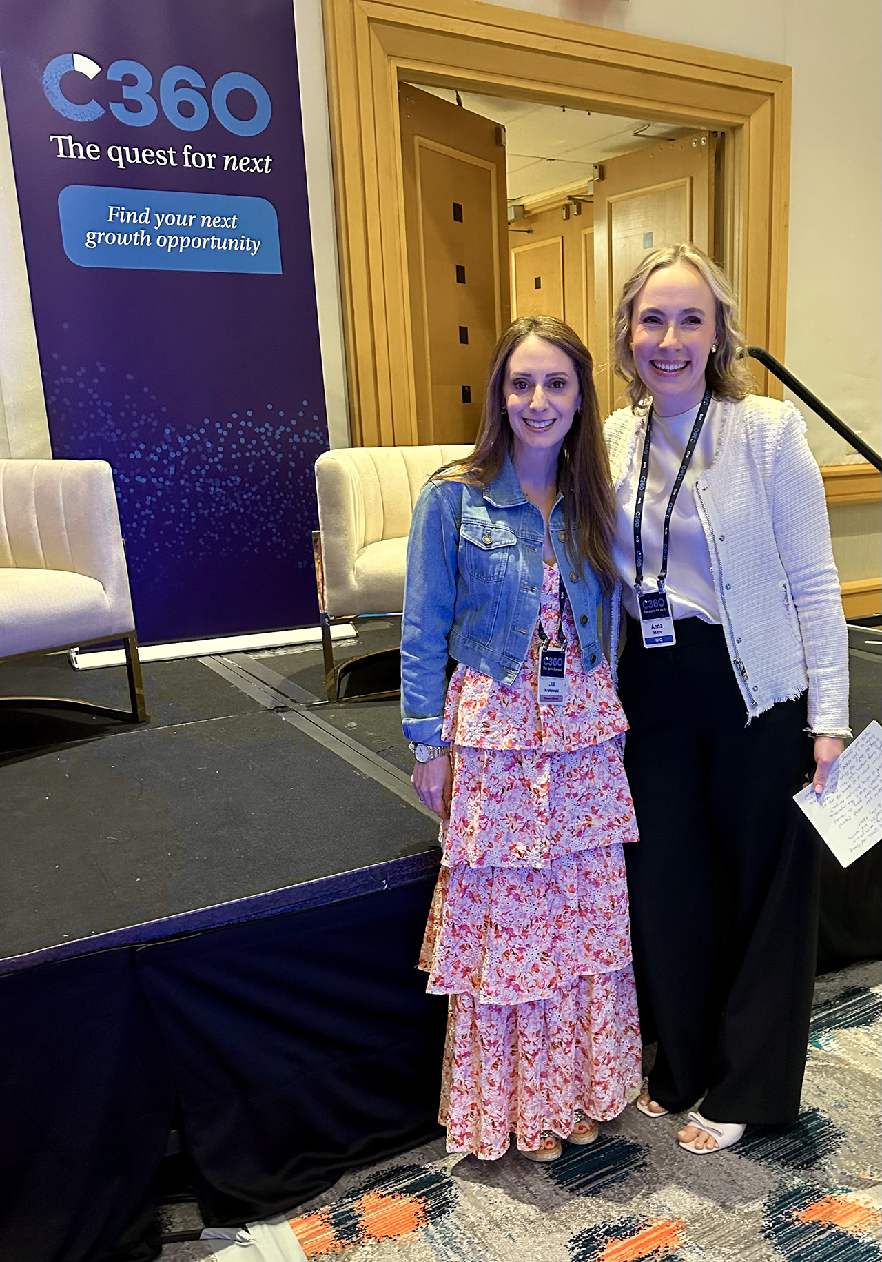 Jill Krakowski and Anna Mayo at C360