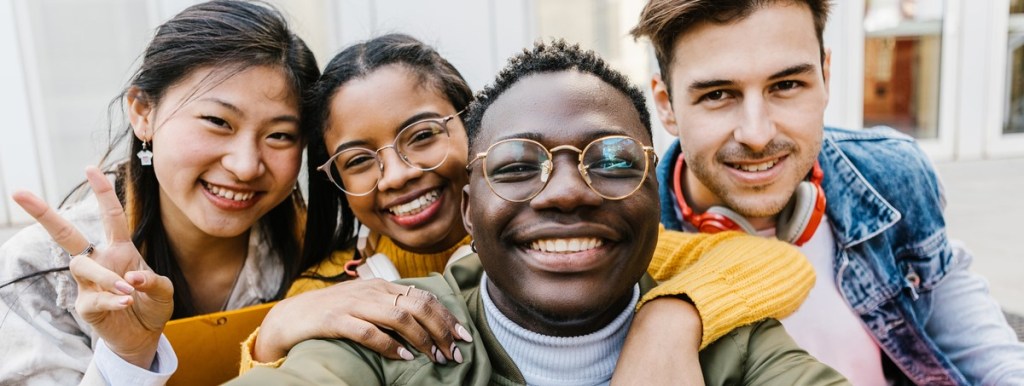 group of GenZ shopper
