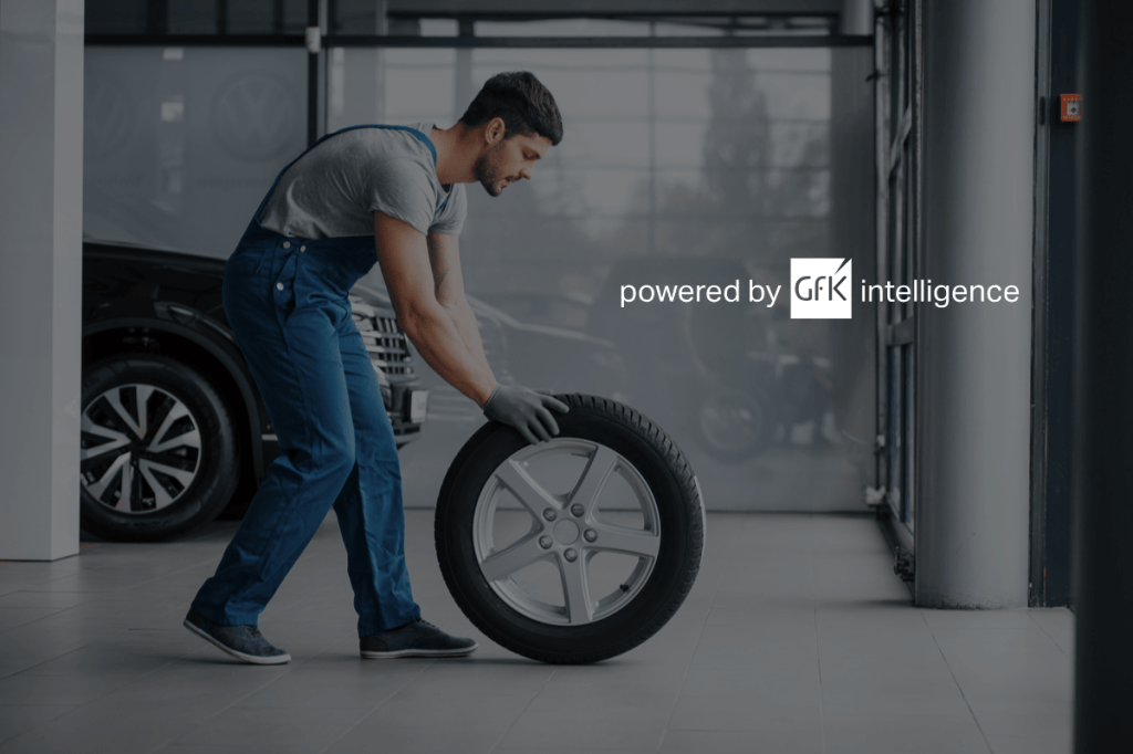 Man Working with tires