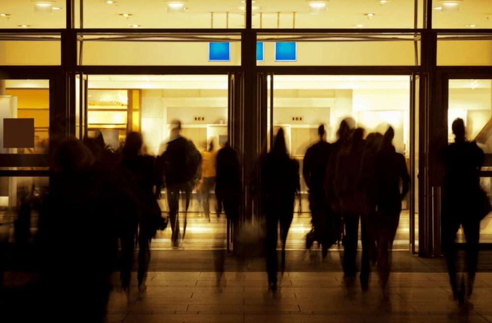 people walking