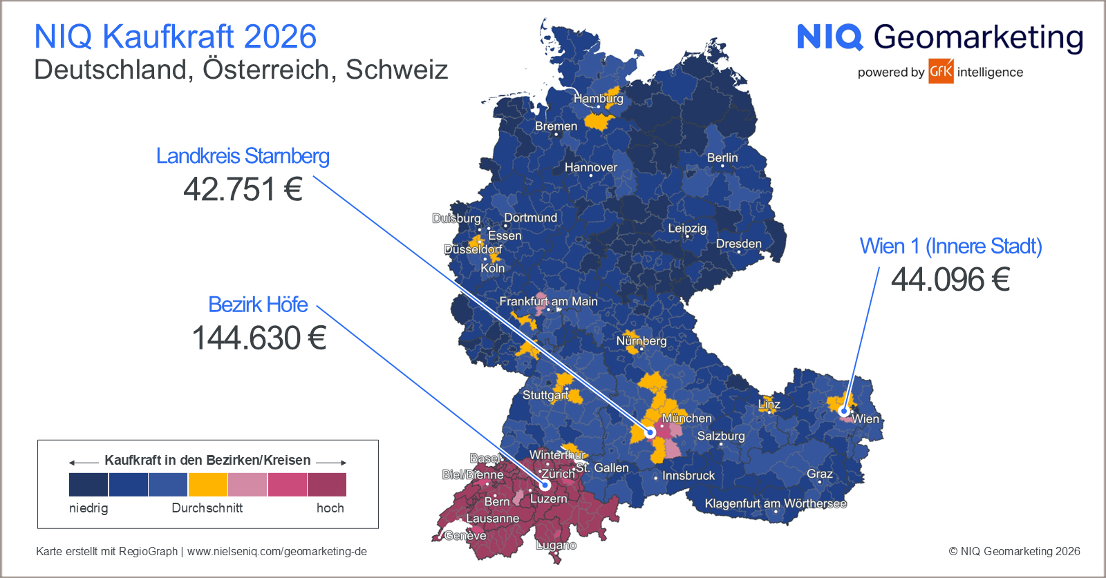 Bild im Inhalt 3 zu Bild des Monats: NIQ Kaufkraft, Deutschland, Österreich, Schweiz 2026