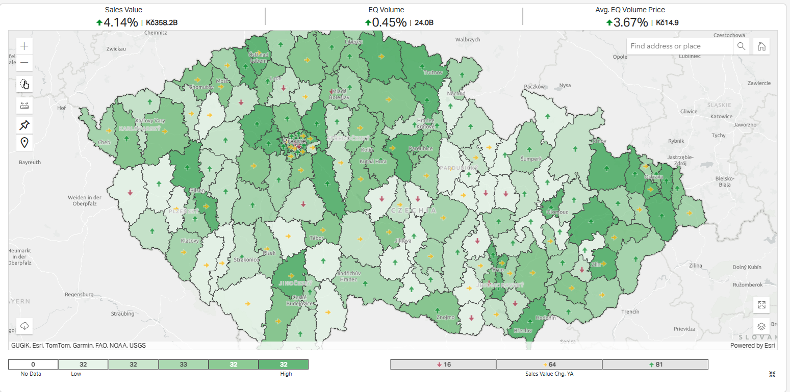 Precision Areas for Czech Republic