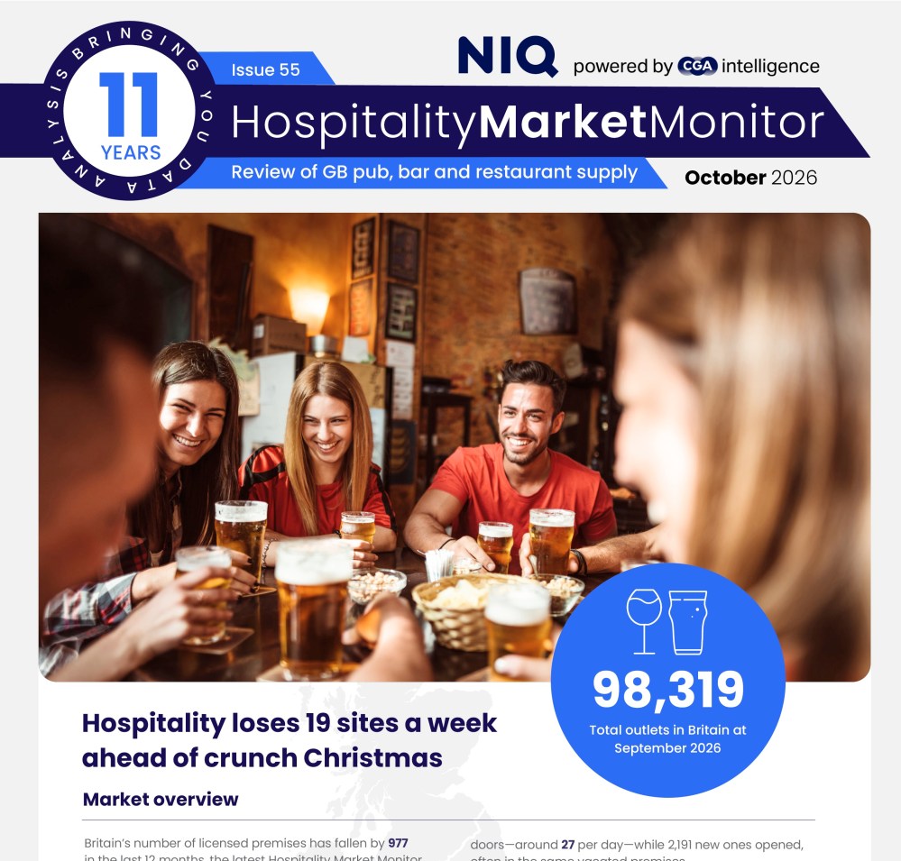 Inline image 1 for Hospitality loses 19 licensed premises a week ahead of crunch Christmas