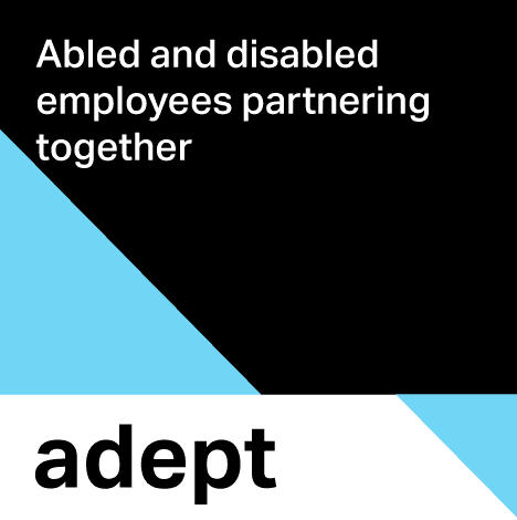 Adept - Abled and disabled employees partnering together